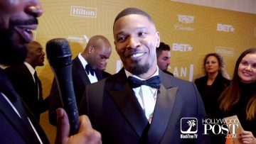 Jamie Foxx opens up about viral Grammy Video showing celebrities past black press at ABFF Honors