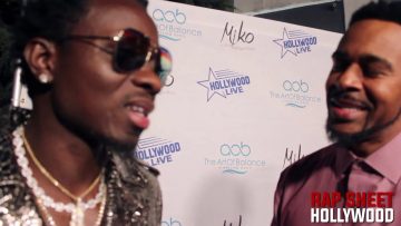 Michael Blackson Red Carpet with Rap Sheet Hollywood at Hollywood